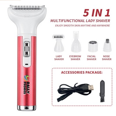 5" 1 Multi-functional Electric Razor Hair Shaver Set