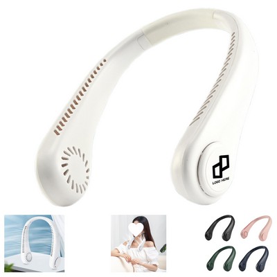 Usb Charging Rotatin Neck-Hanging Fan