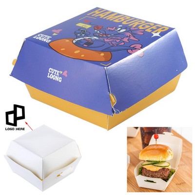 4.13X3.74X2.56" Disposable Burger Box