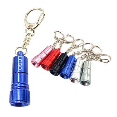 Compact LED Keychain Flashlight