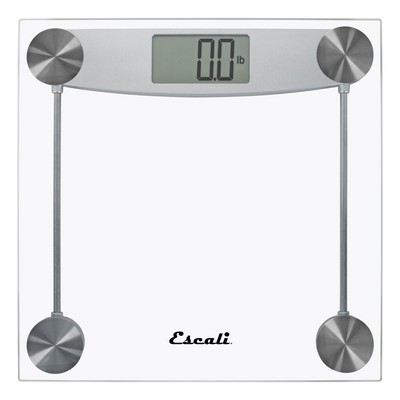 KitchenSupply Escali - Glass & Chrome Bathroom Scale