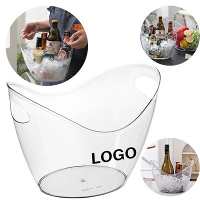 4L Clear PET Beverage Chilling Bucket