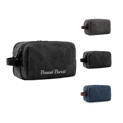 Canvas Toiletry Bag