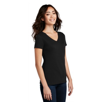 District Women's Perfect Blend CVC V-Neck Tee