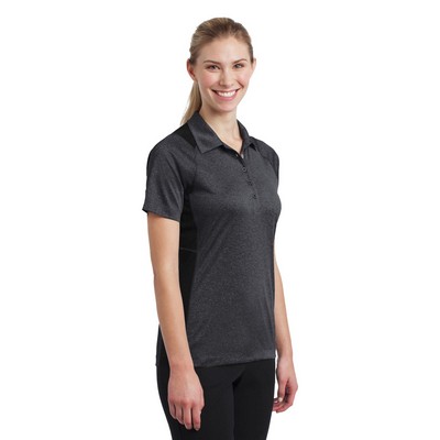 Sport-Tek® Women's Heather Colorblock Contender Polo
