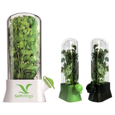 Large Fresh Herb Keeper with Water Reservoir