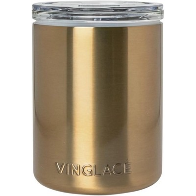 (Color:Copper) Glass Lined Whiskey Glass