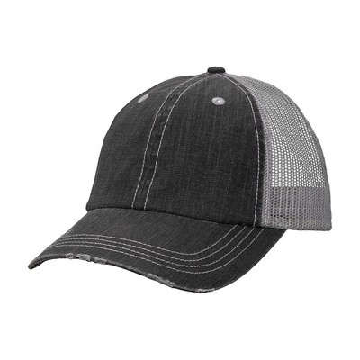 Valucap® Distressed Contrast Stitch Cap