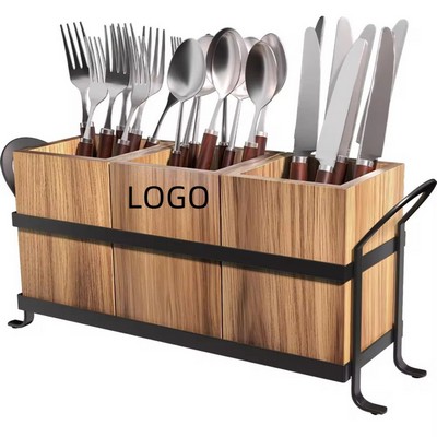 Wooden kitchen Dish Towel And Plate Storage Box