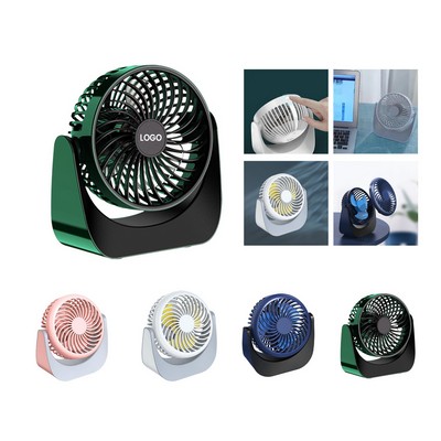 Mini Portable Rechargeable Desktop Fan
