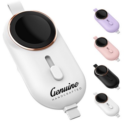 Portable Magnetic Watch Power Bank 2000mAh