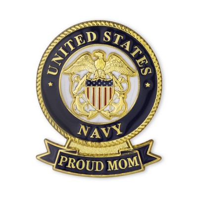 U.S. Navy "Proud Mom" Lapel Pin