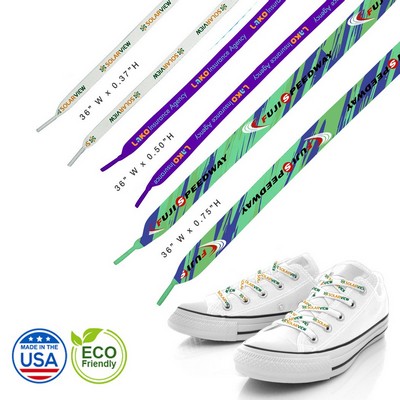 Made in the USA 36" Eco-Friendly Custom Shoelaces