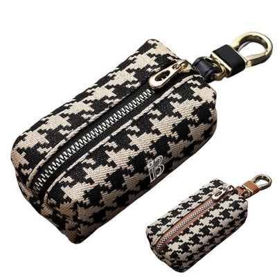 Durable Compact Large Capacity Casual Canvas Key Bag