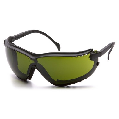 V2G Safety Glasses, Black Frame with IR Filter H2X Anti-fog Lens