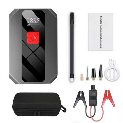 Car Jump Starter with Built-In Tire Inflator 10000mah