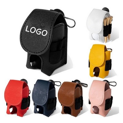 Golf Waist Leather Bag Pouch