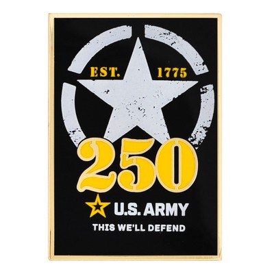 Officially Licensed U.S. Army 250 Year Pin