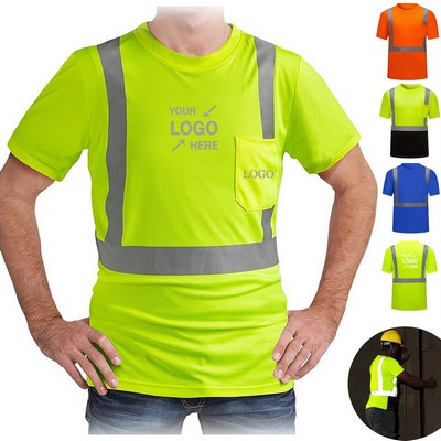 Reflective Performance Pocket T-Shirt