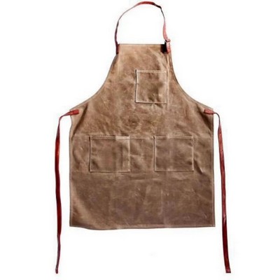 Wax Canvas Waterproof And Oil Resistant Retro High-end Apron