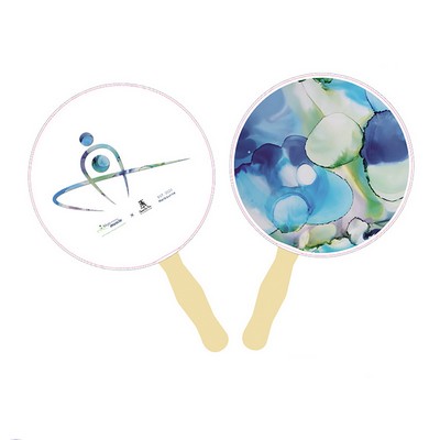 Round Sandwich Hand Fan