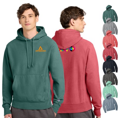 Champion ® Reverse Weave ® Garment-Dyed Hooded Sweatshirt