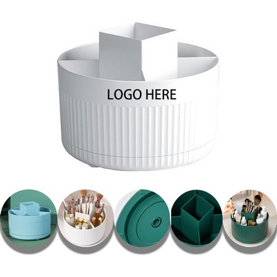 Desktop Makeup Brush Holder Organizer 360°Rotating