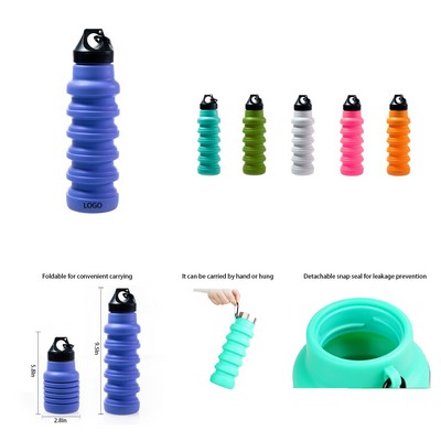 18Oz Silicone Foldable Water Cup