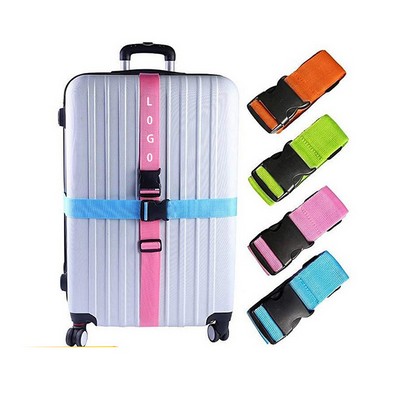 Adjustable Travel Luggage Cross Strapping Belts