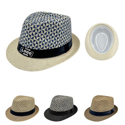 Straw Fedora Hat