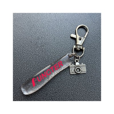 Custom Acrylic Keychain Pendant Key Ring With Camera Accessory