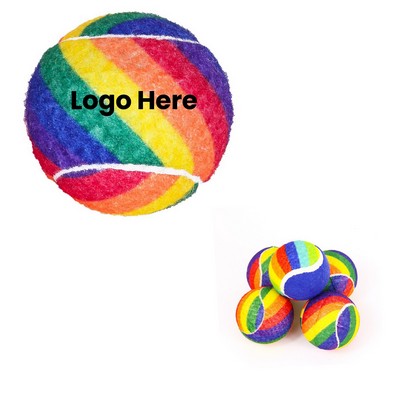 Rainbow Tennis Ball
