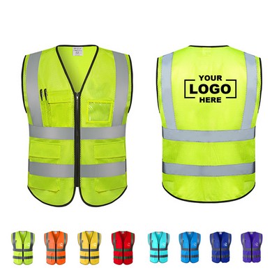 Reflective Construction Safety Vest