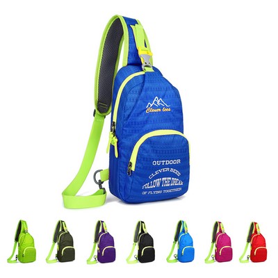 Nylon Shoulder Crossbody Chest Bag
