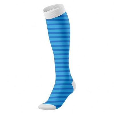 High-Knee Jacquard Weave Soccer Socks 144-Needle