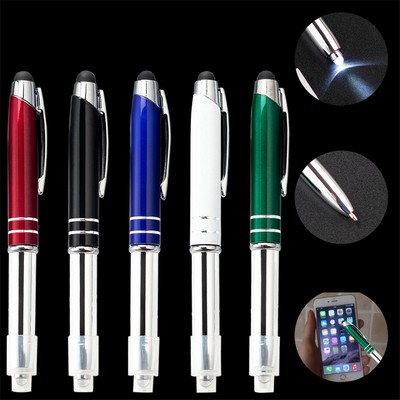 Executive 3" 1 Metal Pen with LED