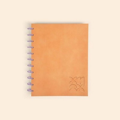 Disc-Bound Journal - Debossed Leather - Large
