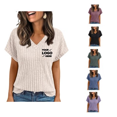 Summer Short Sleeve Sweater