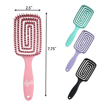 Hollow Soft Tooth Massage Detangling Hair Brush