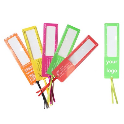Custom 3X Bookmark Magnifier