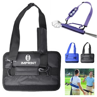 Golf Club Carrier Sleeves Bag With Shoulder Strap