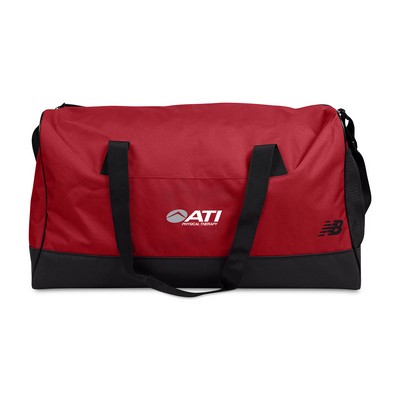 New Balance® Essentials Recycled rPET Large Duffel - Red