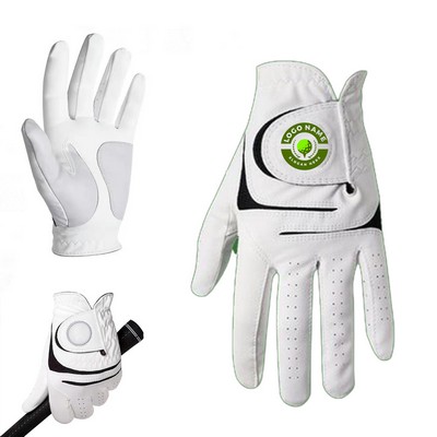 Velcro Strap Grip Breathable Golf Gloves