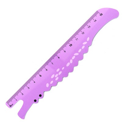 Custom Shaped Plastic Ruler Fun and Creative Design