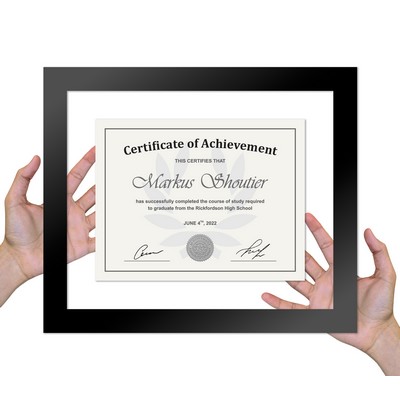 Dawson - Floating Certificate Frame (Black)