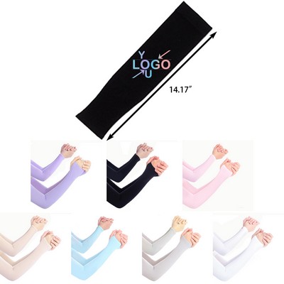 Sun Protection Cooling Arm Sleeves For Men & Women