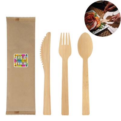 Bamboo Eco Cutlery Sets