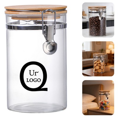 Snap-Lock Borosilicate Glass Jar