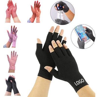 Non-Slip Fingerless Work Gloves