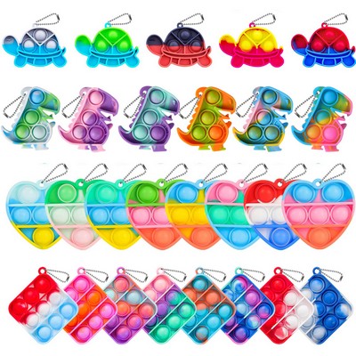 Mini Pop Keychain It Fidget Toy Party Favors for Kids
